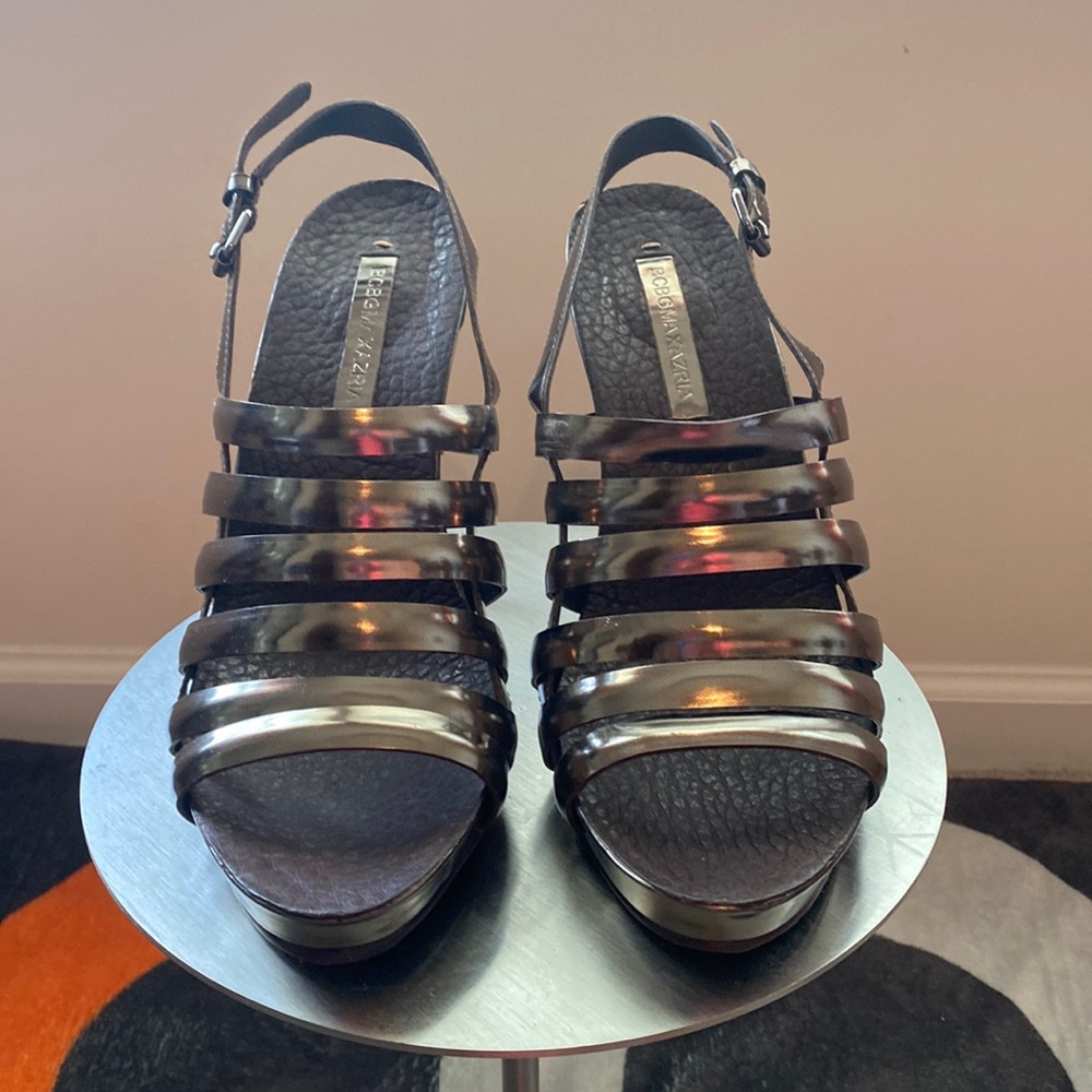 NEW BCBGMAXAZRIA MANDY PLATFORM SANDALS